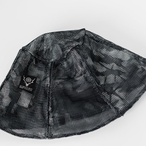 Supreme SOUTH2 WEST8 Bush Tulip Hat-Black with grey-NWOT - Picture 4 of 4